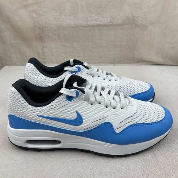 Nike Air Max 1 Golf Shoe White University/UNC Blue - Picture 3 of 9